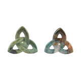 6PCS Natural Stone High Triangle Necklace Pendants