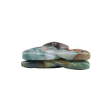 6PCS Natural Stone High Triangle Necklace Pendants