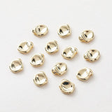 6PCS Minimalist Hand Charm for Jewelry Making Brass 14k Plated 10*12mm