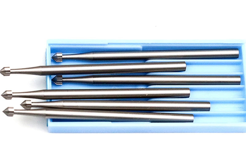 6PCS Jewelry Stone Setting Burs Diamond Bearing Cutter