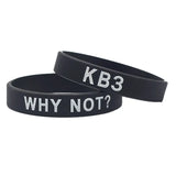 6PCS KB3 Basketball Silicone Wristbands Star Letter Sports Fans Bracelets
