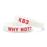 6PCS KB3 WHY NOT Silicone Bracelet Westbrook NO.0 Basketball Wristbands