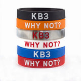 6PCS KB3 WHY NOT Silicone Bracelet Westbrook NO.0 Basketball Wristbands