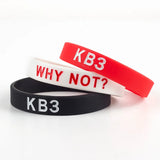 6PCS KB3 WHY NOT Silicone Bracelet Westbrook NO.0 Basketball Wristbands