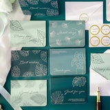 6PCS DIY Flower Greeting Cards Postcards Wedding Invitation Birthday Envelope