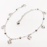 6PCS Mixed Summer Anklet Bracelet Stars Leaves Heart Pattern Leg Chain