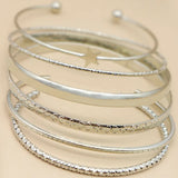6PCS/SET Star Charm Bracelets for Women Jewelry Accessories Sets
