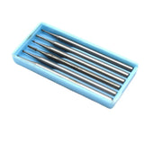 6PCS Steel Burs for Stone Setting Jewelry Drilling