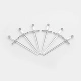 6PCS Sword Charms Alloy Metal Pendants for DIY Necklace Making