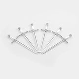 6PCS Sword Charms Alloy Metal Pendants for DIY Necklace Making