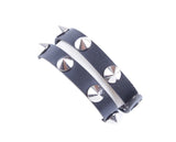 6PCS Unisex Punk Spike Rivet PU Leather Bracelets
