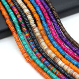 6PCS Natural Freshwater Shells Shell Disc Bead Necklace Bracelet Jewelry