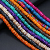 6PCS Natural Freshwater Shells Shell Disc Bead Necklace Bracelet Jewelry
