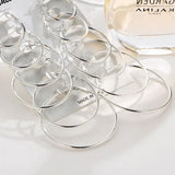Punk Hoop Earrings Set for Women Steampunk Ear Clip Earring