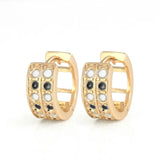 6Pairs Plating Huggie Hoop Earrings Women Boucles D'oreilles Femme Oorbellen