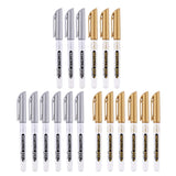6Pc Silver Metallic Marker Epoxy Resin Drawing Pen