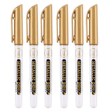 6Pc Silver Epoxy Resin Drawing Pen Metallic Marker