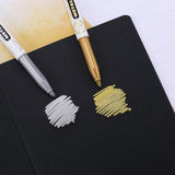 6Pc Silver Metallic Marker Epoxy Resin Drawing Pen