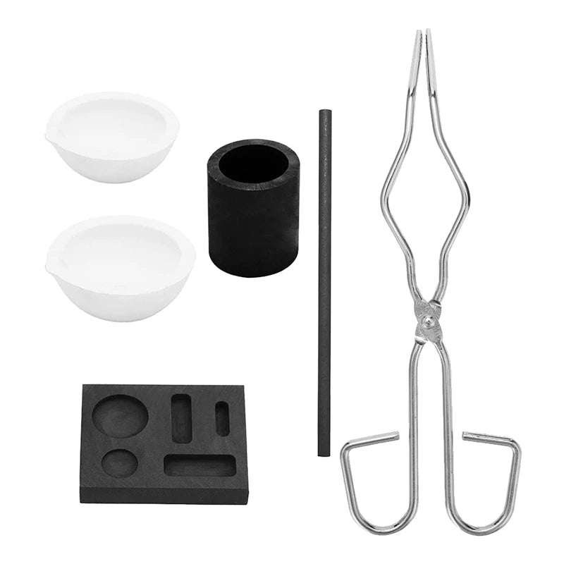 6Pc Graphite Crucible Ingot Mold Jewelry Repair Tool