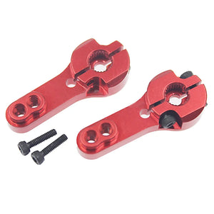 6Pcs 25T Aluminum Servo Horn Steering Arm High Servos Motors Parts RC Car
