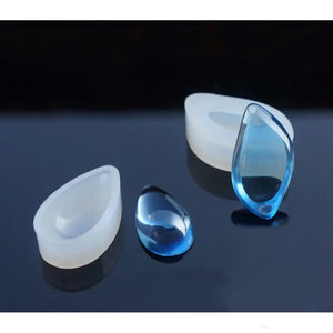6Pcs Teardrop Earrings Pendant Mold Resin Jewelry Tools