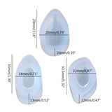 6Pcs Teardrop Earrings Pendant Mold Resin Jewelry Tools