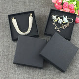 6Pcs Jewelry Boxes With Covers +6Pcs Cards for Necklaces Earrings Bracelets