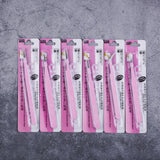 6Pcs Anti-Static Steel Tweezers Set for Electronics Jewelry