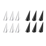 Acrylic Crystal Ring Holder Wedding Ring Display Cone Single Finger Rings Stand