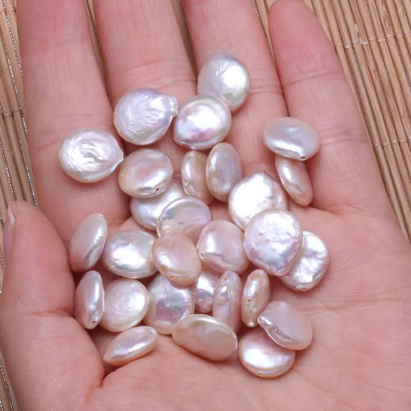 6Pcs Pearl Loose Beads for DIY Earring Bracelet Jewelry Accessory