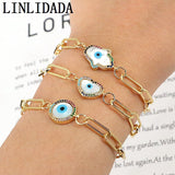 Copper Zircon Charm Bracelet for Women
