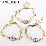 Copper Zircon Charm Bracelet for Women