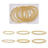 6Pcs Hematite Round Beaded Bracelet Set for Women