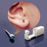 6Pcs Disposable Sterile Ear Piercing Gun with Ear Studs Piercer Tool