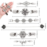 6Pcs Sweater Shawl Clips, Blouse Brooch Pins for Women