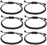 6Pcs Tibetan Buddha Amulet Bracelets Multicolor Lucky Bracelet