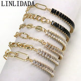 6Pcs CZ Zircon Tennis Bracelets for Women