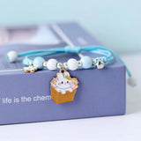 6Pcs Cartoon Rabbit Flower Bracelet Women's Jewelry Students Gift