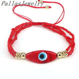6Pcs Boho Turkey Eyes Bracelets Lucky Charm for Women Men