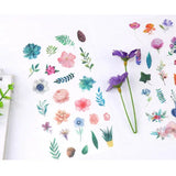 6Pcs Flower Leaves Resin Sticker Epoxy Mold Frame Fillers Material