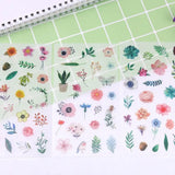 6Pcs Flower Leaves Resin Sticker Epoxy Mold Frame Fillers Material