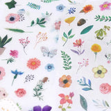 6Pcs Flower Leaves Resin Sticker Mold Fillers Jewelry