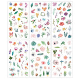 6Pcs Flower Leaves Resin Sticker Mold Fillers Jewelry