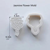 6Pcs Line Drawing Flower Epoxy Resin Molds Art Crafts Tools