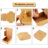 6Pcs Paper Gift Boxes for Holidays Birthday Thanksgiving Christmas