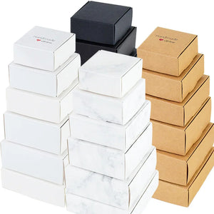 6Pcs Paper Gift Boxes for Holidays Birthday Thanksgiving Christmas