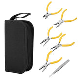 6Pcs Jewelry Pliers Set Professional Tools Kit Beading Making DIY Jewellery