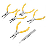 6Pcs Jewelry Pliers Set, Professional DIY Jewellery Tools Kit Beading Making