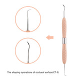 6Pcs Dental Resin Filler Restoration Kit w/ Silicone Handle