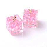 6Pcs Pearl Resin Charms Pendants for DIY Earrings C263